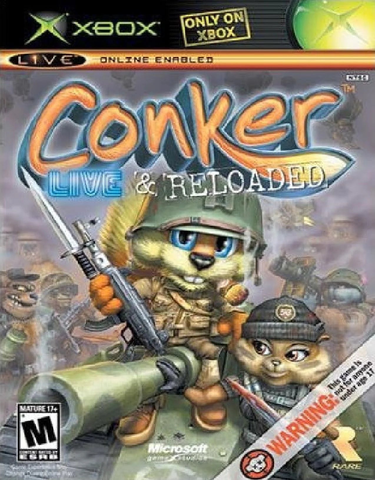 & 2005) Reloaded Live Game Restored Conker: (Refurbished) (Xbox, Shooter