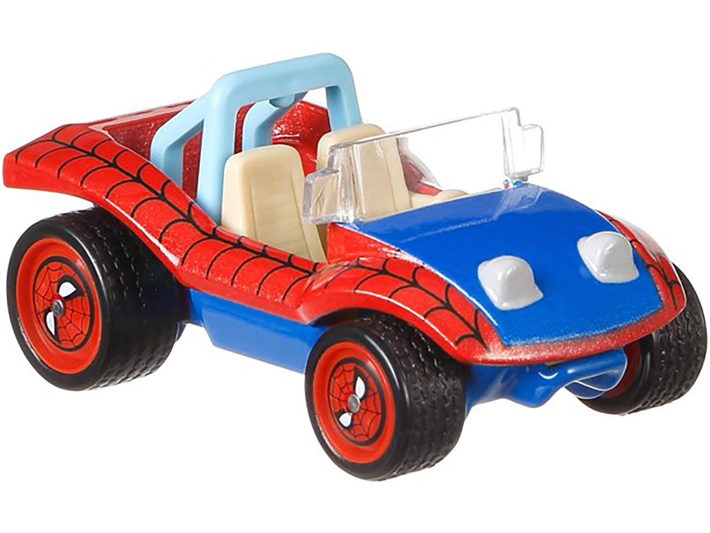 "Marvel" with Blue Red Mobile "The Graphics Hot Spider Spider-Man" by Model Amazing and Car Wheels Diecast